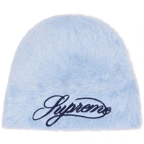 Supreme | Accessories | Supreme Sky Blue Fuzzy Beanie New In
